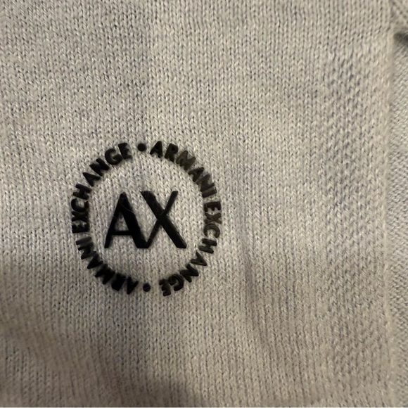 Armani Exchange Women’s Light Blue Cashmere/ Cotton Sweater Sz M EUC - Picture 11 of 12